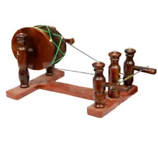 Wooden Charkha Spinning Wheel / High Quality Decorative Handicrafts