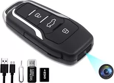 Hidden Spy Camera Car Key 64GB Video Recorder HD Nanny Cam Fob Motion Detection