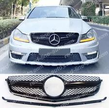 AMG gloss Black Series grille single louvre 2011+ facelift w204 c204 s204 C63