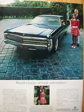 1969 Chrysler Imperial LeBaron 4-dr hardtop mid-sized-mag color ad