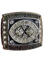 1980 Oakland Raiders Replica World Championship Super Bowl Ring Plunkett