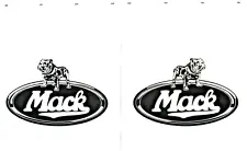 WHITE POLY "MACK" 24"x30" MUD FLAPS - PAIR