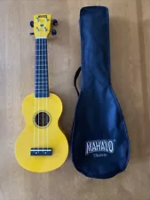 Mahalo Ukulele, Yellow, PreOwned, Good Condition, Non Smoking Home!