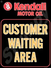 Kendall Motor Oil Metal Sign 9" x 12" or 12" x 16"