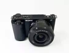 Sony ZV-E10 Mirrorless Camera with 16-50mm Lens (Black)