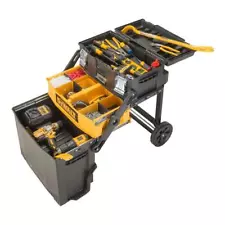 DEWALT 4-in-1 Cantilever Tool Box Mobile Work Center Ergonomic Handle Lockable