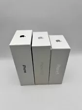 Apple iPhone boxes - EMPTY RETAIL BOX ONLY - NO PHONES - Lot Of 3 - See Pictures