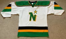 Minnesota North Stars White Jersey CCM Custom New NHL SIze L