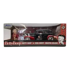 Top Mint Jada Hollywood Rides 1939 CHEVY MASTER DELUXE w/Betty Boop JAPAN