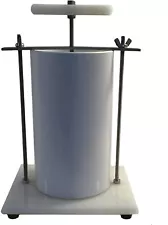 TAPCRAFT Polyurethane and Stainless Steel Spring Assisted 8" X 4" Cheese Press