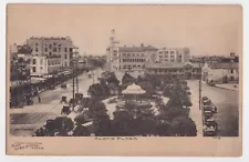 ALAMO PLAZA, IN SAN ANTONIO TEXAS, HORSE & CARRIAGE SCENE, PRE-1907 TX POSTCARD