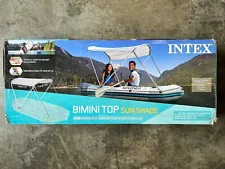 Intex Bimini Top Shade for Mariner, Seahawk, Excursion, & Challenger (Open Box)