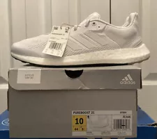 Adidas PUREBOOST 21 Cloud White/Dash Grey Men's SZ-10, GY5094 NEW W/BOX.