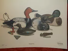 2 Don Ensor Prints, SITTING DUCKS, TELEPHONE AND STEREOSCOPE, BOTH SIGNED, #ED