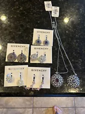 LOT OF 7 GIVENCHY Jewelry for Single Earrings And Pendants. New.