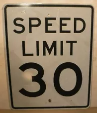 Retired Speed Limit 30, 30 & 40 No Parking Street Signs & Hats for iterum_12