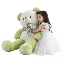 Big Teddy Bear Stuffed Animal Giant Teddy Bear 4 Feet Extra Large 47 Inch Green