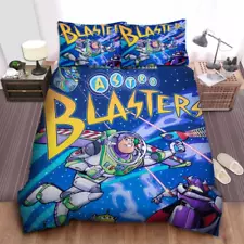 Cartoon Gift Toy Story Buzz Lightyear Full Bedding Duvet Cover Set (4pcs)