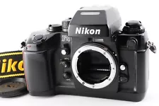 【EXC+5】 Nikon F4 35mm Black SLR Film Camera Body + Strap From JAPAN J451