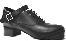 Irish Hard Dance Shoes Leather IRISH Charm Black Jig Shoes For Men