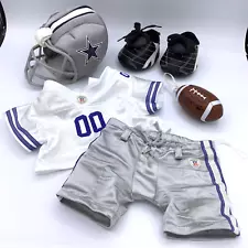 Build A Bear NFL Dallas Cowboys Outfit Pants Helmet Football Uniform Cleat Shoes