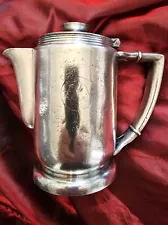 Monon Railroad Silver Dining Car 14oz Teapot By Intl Silver Co Circa 1940's