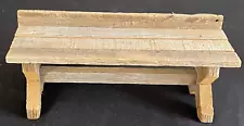 Wooden Park Bench Original for Daddy's Long Legs Dolls Display Dolls 12" Long