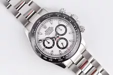 Rolex Daytona White Panda Dial Black Ceramic Bezel Sapphire Exhibition Caseback