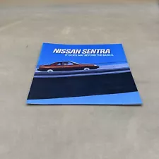 1987 NISSAN SENTRA DEALER SHOWROOM SALES BROCHURE CATALOG GUIDE BOOKLET