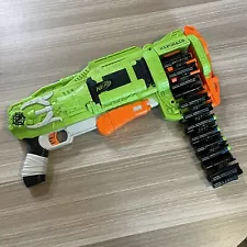 Nerf Zombie Strike Ripchain Dart Gun with Chain Machine Gun Toy One Darts Tested