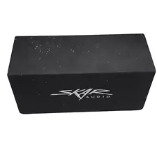 Skar Black Subwoofer Box for 11" Subs, Spring Clip Plug, Perfect for Custom