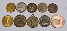 Lot of Circulated Historical Souvenir Tokens