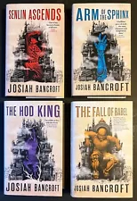 Josiah Bancroft Book of Babel UK Signed Ltd 249 HB Set SALE FOR mersmemento ONLY