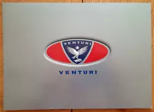 1998 VENTURI 300 & ATLANTIQUE car sales brochure. Folder with extra plates