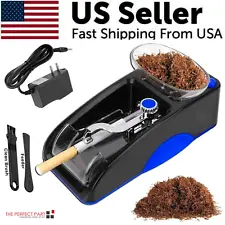 Cigarette Machine Automatic Electric Rolling Roller Tobacco Injector Maker US