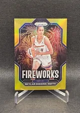 2022l3 Panini Prizm WNBA Skylar Diggins-Smith Gold Prizm /10 Fireworks #12