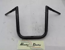 Set of Harley Davidson 17" Rise Touring 1.25" Black Ape Hangers Handlebars