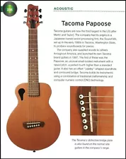 1997 Tacoma Papoose acoustic + 1981 Steinberger L2 Fretless Bass guitar history