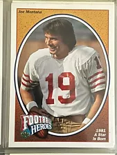 Joe Montana Career Card Set