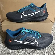 Nike Miami Dolphins Air Zoom Pegasus 40 Running Shoes Mens Size 9.5 DZ5997-001