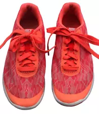 Nike Flex Experience Orange Womens Athletic Running Shoes Size 6 844673-000