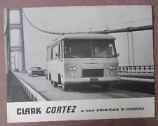 Vintage Clark Cortez Motorhome Coach Sales Brochure New Adventure in Mobility