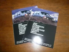 1975 Jeep Cherokee Wagoneer CJ-7 Scrambler Sales Brochure- Vintage- Two For One