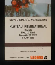 1980 Kubota Tractor Snow Blower Plateau International Hwy. 127 Crossville TN MB