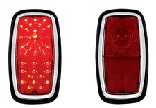 Pair (2) Red LED Brake Stop Turn Tail Lights for 1962-1968 Shelby Cobra (For: 1962 Shelby Cobra)