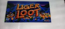 IGT SLOT MACHINE LIGER LOOT GLASS PANEL