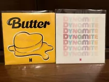 BTS Official Dynamite & Butter Vinyl 7 Set