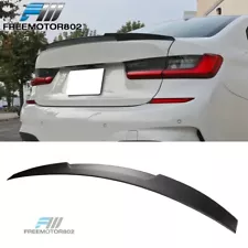 Fits 19-25 BMW 3-Series G20 G80 M3 M4 Style ABS Rear Trunk Spoiler - Matte Black