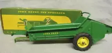 Vintage John Deere MANURE SPREADER 1:16 ERTL Pressed Steel 1950s MINT in BOX!