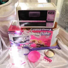 1997 Hasbro Easy Bake Oven And Snack Center Original Box And Accesories Tested